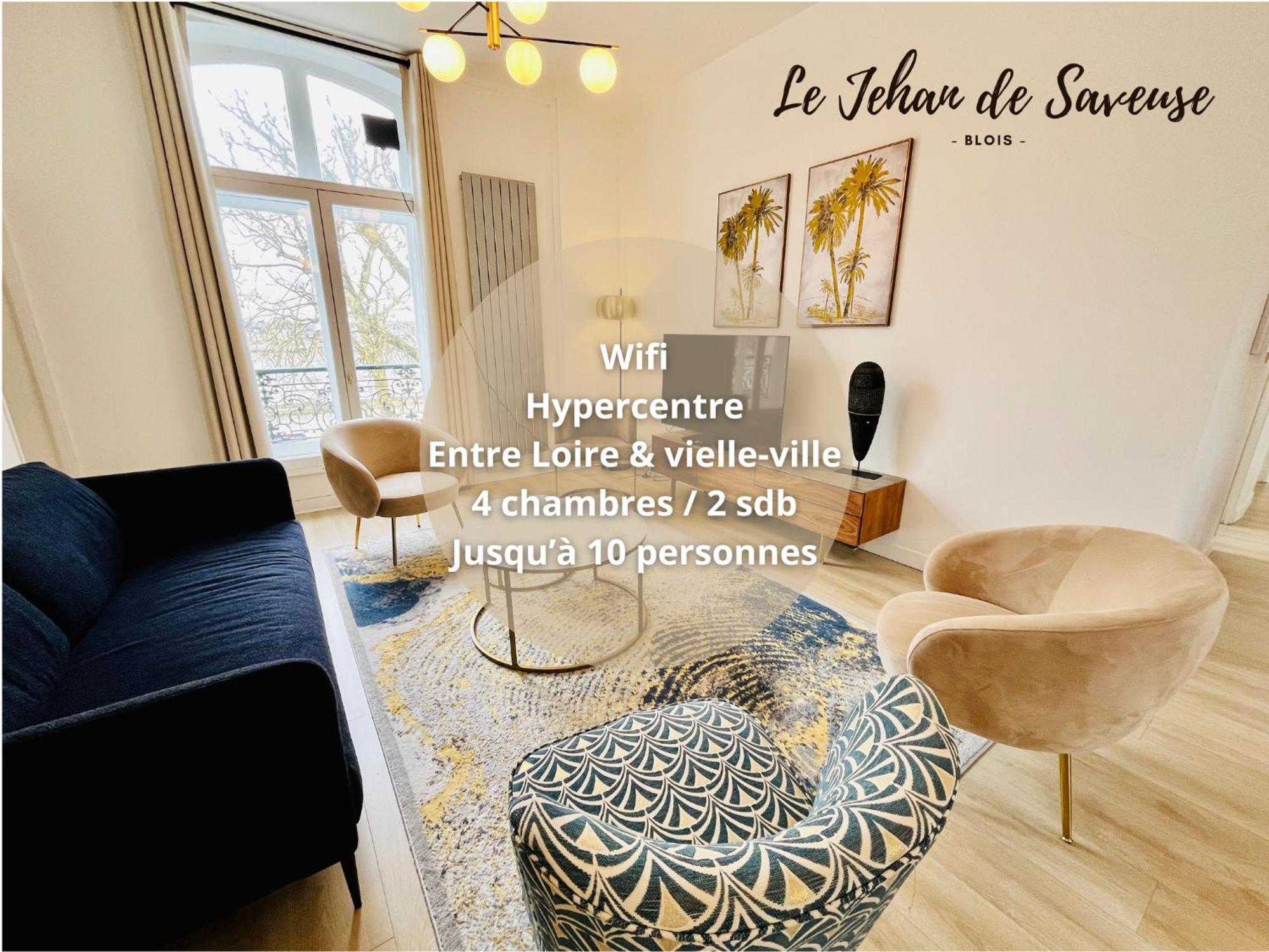 Hypercentre, Quai De Loire, Lumineux, Spacieux, Familial, Le Jehan De Saveuse Blois Eksteriør bilde